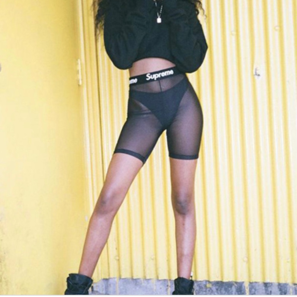 Frankie collective supreme mesh biker shorts
